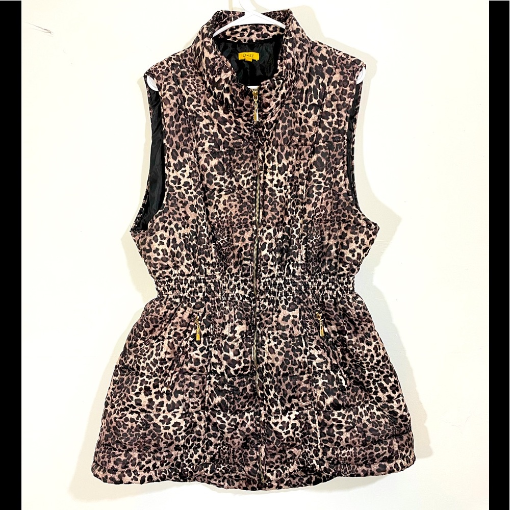 Leopard print Puffer Vest